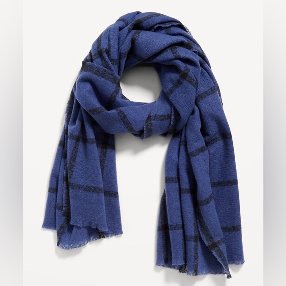 Old Navy Blue & Black Scarf